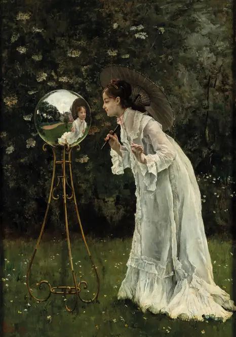 La Boule Argentée by Alfred Stevens